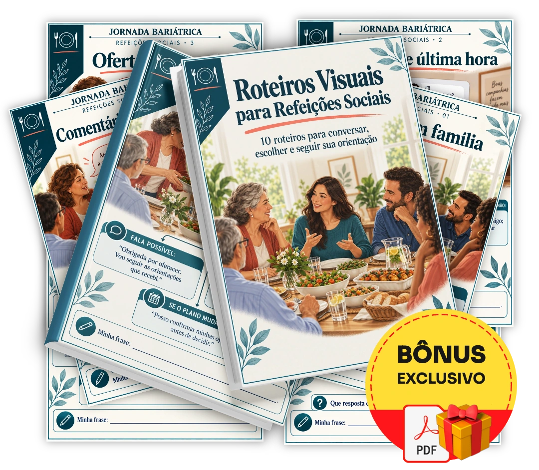 Roteiros Visuais para Refeições Sociais